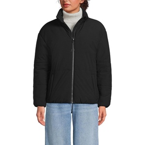 image:imageLands End Womens Insulated Wide Channel Commuter JacketBlack