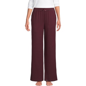 image:imageLands End Womens Pointelle Sleep PantsLush Burgundy
