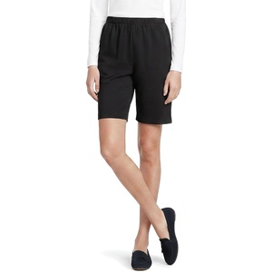 image:imageLands End Womens Sport Knit High Rise ShortsBlack