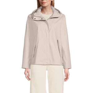 image:imageLands End Womens Squall Waterproof Rain Slicker JacketDusk Gray