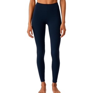 image:imageLands End Womens Thermaskin Lightweight Baselayer Legging  Full Length Thermal Pant with HeatGenerating FabricDeep Sea Navy