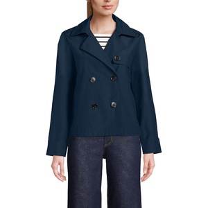 image:imageLands End Womens Trench JacketNavy