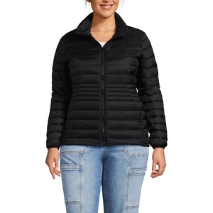 image:imageLands End Womens Wanderweight Ultralight Packable Down JacketBlack