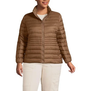 image:imageLands End Womens Wanderweight Ultralight Packable Down JacketLight Carob