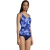 image:imageChlorine Resistant Underwire Tankini Swimsuit TopDeep Sea Navy Tie Dye Palm