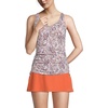 image:imageChlorine Resistant Underwire Tankini Swimsuit TopWhite Retro Paisley