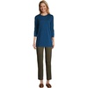 image:imageLands End Womens 34 Sleeve Supima Cotton Crewneck TunicBaltic Teal
