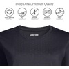 image:imageLands End Womens 34 Sleeve Supima Cotton Crewneck TunicBlack