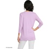 image:imageLands End Womens 34 Sleeve Supima Cotton Crewneck TunicLilac Breeze
