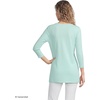 image:imageLands End Womens 34 Sleeve Supima Cotton Crewneck TunicPale Sky