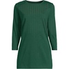 image:imageLands End Womens 34 Sleeve Supima Cotton Crewneck TunicPine Valley