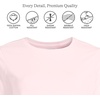image:imageLands End Womens 34 Sleeve Supima Cotton Crewneck TunicPink Fog