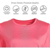 image:imageLands End Womens 34 Sleeve Supima Cotton Crewneck TunicRouge Pink