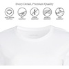 image:imageLands End Womens 34 Sleeve Supima Cotton Crewneck TunicWhite