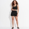image:imageLands End Womens 5 Quick Dry Elastic Waist Board Shorts Swim Coverup Shorts with PantyBlack
