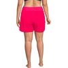 image:imageLands End Womens 5 Quick Dry Elastic Waist Board Shorts Swim Coverup Shorts with PantyCoral Rose