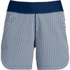 image:imageLands End Womens 5 Quick Dry Elastic Waist Board Shorts Swim Coverup Shorts with PantyDeep Sea Navy Mini Stripe