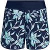 image:imageLands End Womens 5 Quick Dry Elastic Waist Board Shorts Swim Coverup Shorts with PantyTropic FloralNavy