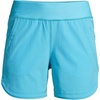 image:imageLands End Womens 5 Quick Dry Elastic Waist Board Shorts Swim Coverup Shorts with PantyTurquoise