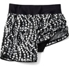 image:imageLands End Womens 9 Inch Board ShortsBlackWhite Vine Floral