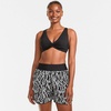 image:imageLands End Womens 9 Inch Board ShortsBlackWhite Vine Floral