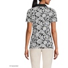 image:imageLands End Womens AmericanGrown Supima Cotton Polo ShirtBlackIvory Floral Medley