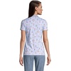 image:imageLands End Womens AmericanGrown Supima Cotton Polo ShirtBlue Botanical Floral Check
