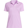image:imageLands End Womens AmericanGrown Supima Cotton Polo ShirtLilac BreezeWhite