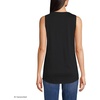 image:imageLands End Womens AmericanGrown Supima Cotton Tunic Tank TopBlack