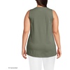 image:imageLands End Womens AmericanGrown Supima Cotton Tunic Tank TopSage