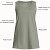 image:imageLands End Womens AmericanGrown Supima Cotton Tunic Tank TopSage
