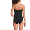 image:imageLands End Womens Bandeau Cut Out One PieceBlack