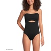 image:imageLands End Womens Bandeau Cut Out One PieceBlack