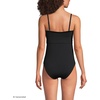 image:imageLands End Womens Bandeau Cut Out One PieceBlack