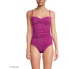 image:imageLands End Womens Bandeau Tankini Swimsuit TopBright Magenta Shine