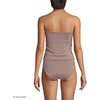 image:imageLands End Womens Bandeau Tankini Swimsuit TopBronze Sand Shine
