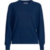 image:imageLands End Womens Cashmere Puff Sleeve Crew Neck SweaterDeep Sea Navy