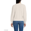image:imageLands End Womens Cashmere Puff Sleeve Crew Neck SweaterFresh Ivory