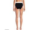 image:imageLands End Womens Chlorine Resistant Reversible Ultra High Leg High Waisted Bikini Swim BottomsBlackEgret Floral Shadow