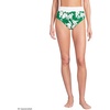 image:imageLands End Womens Chlorine Resistant Reversible Ultra High Leg High Waisted Bikini Swim BottomsFresh GrassEgret White Flower