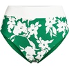 image:imageLands End Womens Chlorine Resistant Reversible Ultra High Leg High Waisted Bikini Swim BottomsFresh GrassEgret White Flower