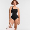 image:imageLands End Womens Chlorine Resistant Soft Cup Tugless Sporty One Piece Swimsuit  UPF 50 Chlorine Resistant Soft Cup Bra Scoop Neck Lap Swimming Water Aerobics Plus and Long SizesBlackWhite