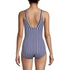 image:imageLands End Womens Chlorine Resistant Soft Cup Tugless Sporty One Piece Swimsuit  UPF 50 Chlorine Resistant Soft Cup Bra Scoop Neck Lap Swimming Water Aerobics Plus and Long SizesWhite