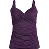 image:imageLands End Womens Chlorine Resistant Wrap Tankini Swimsuit TopBlackberry