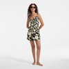 image:imageLands End Womens Chlorine Resistant Wrap Tankini Swimsuit TopHibiscus FloralBlack