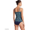 image:imageLands End Womens Chlorine Resistant Wrap Tankini Swimsuit TopNavy Multi Ditsy Floral