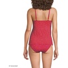 image:imageLands End Womens Chlorine Resistant Wrap Tankini Swimsuit TopRed Mini Dot