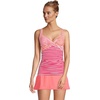 image:imageLands End Womens Chlorine Resistant Wrap Tankini Swimsuit TopWood LilyStrawberry Stripe