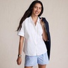 image:imageLands End Womens Cooling Elbow Sleeve Button Front ShirtWhite