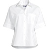 image:imageLands End Womens Cooling Elbow Sleeve Button Front ShirtWhite